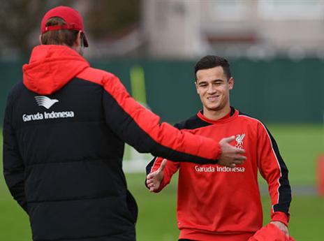 צמד חמד. קלופ וקוטיניו (gettyimages)