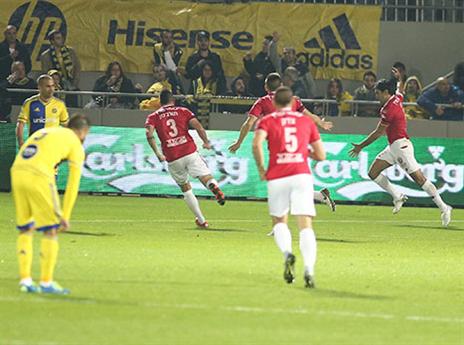 אבל הפתיחה הייתה כולה של הבאר שבעים שהבקיעו כבר בדקה ה-2 (אלן שיבר)