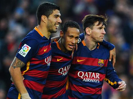 ד"ש מצ'אבי. מסי, סוארס וניימאר (gettyimages)