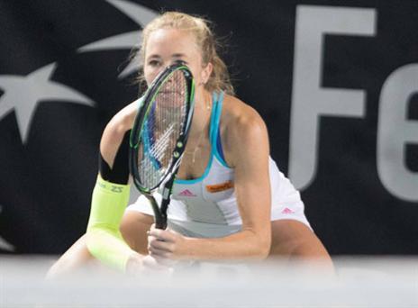 פתיחת המשחק הייתה שקולה עבור גלושקו (ניר קידר, איגוד הטניס)