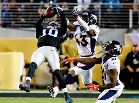 בראון עם תפיסה אדירה. זה לא עזר (Getty)