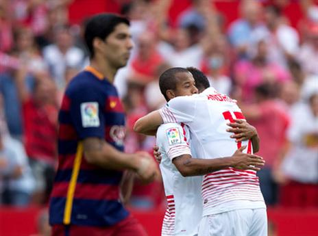 סביליה היא האחרונה שניצחה את בארסה (Getty)