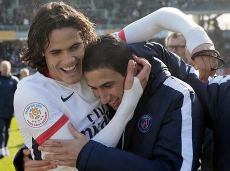 איזה צמד. קבאני ודי מריה (gettyimages)