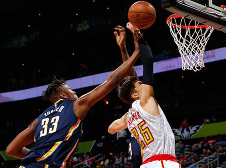 קורבר. אטלנטה לא הזיעה מול אינדיאנה (getty)