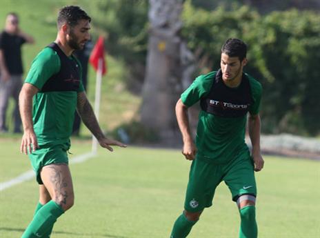 אלירן עטר וסאן מנחם. חיפה חזרה לנצח (צילום: יוסי שקל)