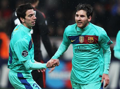 יהרוס למסי? קואנקה במדי בארסה (Getty)