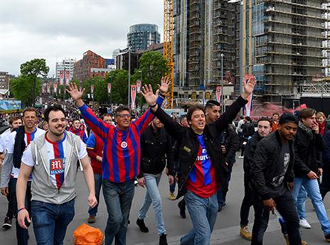 אוהדי פאלאס בטירוף (gettyimages)