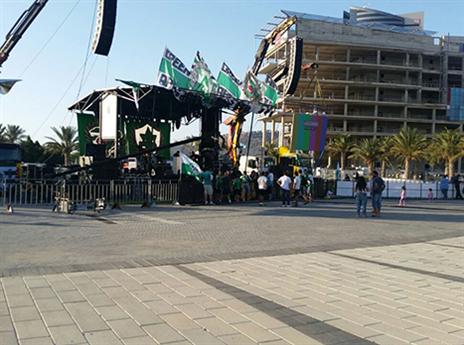 הרחבה הייתה מוכנה