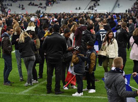 במזל גדול, הטרור לא חדר את שערי האצטדיון (GETTYIMAGES)
