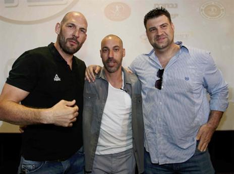 עם שיינפלד וקוז'יקרו. נהנו מהכדורים שלו (אלן שיבר)