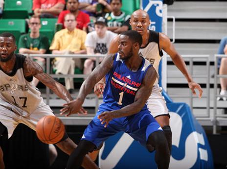 שיחק עם פילדלפיה גם בליגת הקיץ ביוטה (GETTYIMAGES)