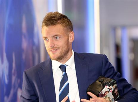 ג'יימי ורדי מגיע לאצטדיון. (gettyimages)