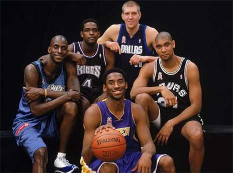 עוזבים באותו קיץ. קובי, דאנקן וגארנט (Getty)