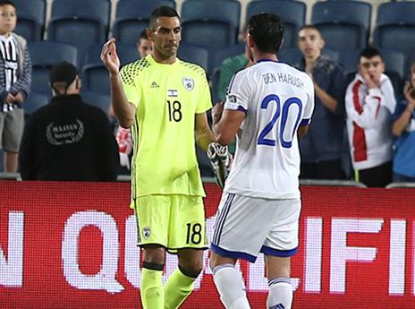 מרוצים מהיכולת שלו בנבחרת. גורש (צילום: אלן שיבר)