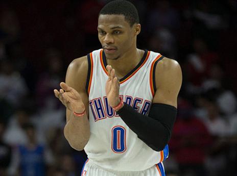 לא כולם ידעו איך לאכול את ווסטברוק (getty)