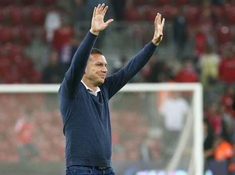 ברק בכר מרוצה מהסגל הנוכחי (צילום: דני מרון)