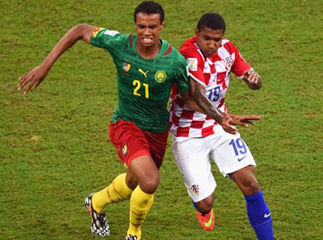 מאטיפ במדי קמרון במונדיאל. מסרב לחזור (Getty)