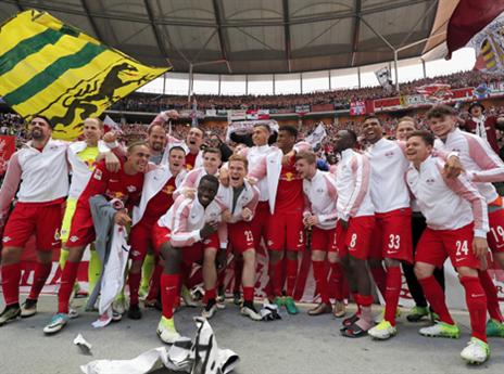 לייפציג חוגגת. התחרותיות לא תיפגע (getty)