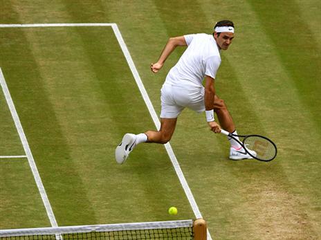 לא שמט מערכה לאורך כל הטורניר. פדרר (getty)