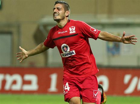 שמש חוגג את שער הניצחון. עותמאן: "כולם אמרו שסכנין תרד ראשונה" (אנצ'ו גוש, סוכנות ג'יני)