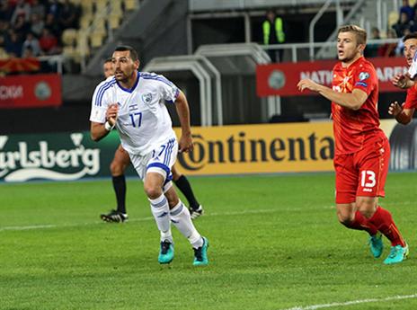 במשחק השני במקדוניה, נבחרת ישראל התקשתה מאוד