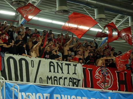 האוהדים האדומים שעשו את הדרך דרומה חוזרים מאוכזבים (מנהלת הליגה)