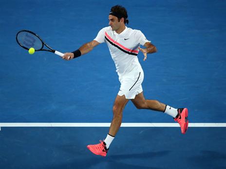 פדרר דרס כבר מהרגע הראשון (getty)