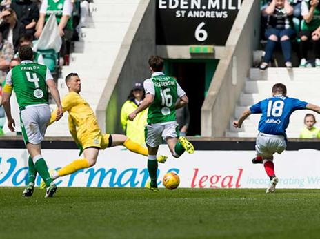 השוער אופיר מרציאנו, ספג חמישייה במשחק המשוגע בסקוטלנד. (getty)