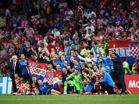 כדורגל מדרא"מ מתובל בפיזיות ובטקטיקה. קרואטיה חוגגת (getty)