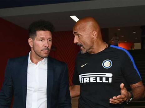 משחק אחרון לפני הסופרקאפ. סימאונה עם ספאלטי (Getty)