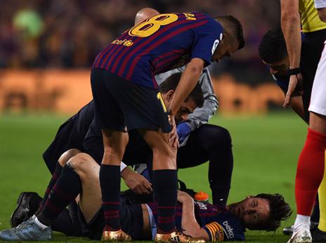 מסי יפסיד את הקלאסיקו? (GETTY)