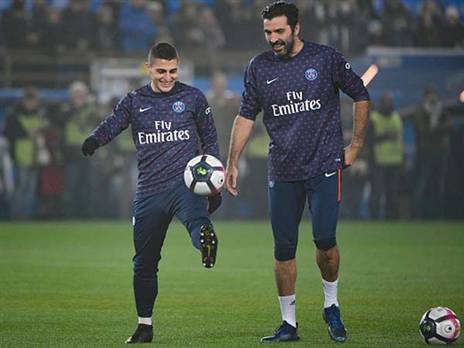 וראטי ובופון. נשארים בבירת צרפת (PATRICK HERTZOG/AFP/Getty Images)