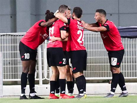 הולך לחדרה נגד חיפה בפלייאוף (צילום: דני מרון)