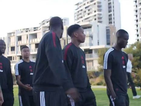 פוגבה במהלך העימות