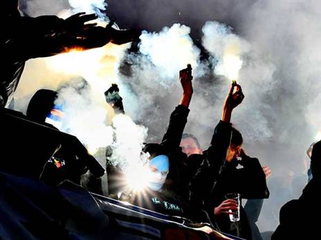 אוהדי מאלמו מחכים (Getty)