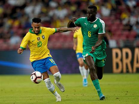 ניימאר. הופעה 100 בנבחרת (Getty)