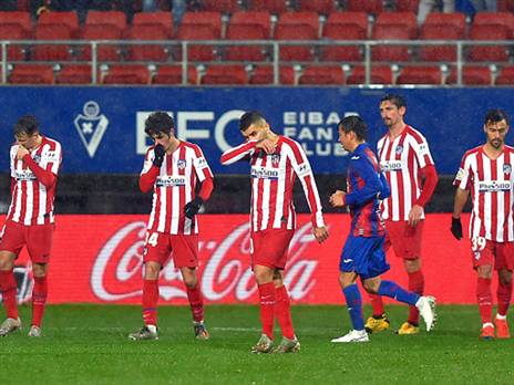 שחקני אתלטיקו. המומנטום השלילי נמשך (Getty)
