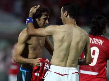 ראול בבלומפילד. "החולצה במקום שקשה למצוא" (Getty)