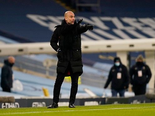 גווארדיולה. הוא דווקא לא מופתע מהיכולת של הקשר שלו (Getty)