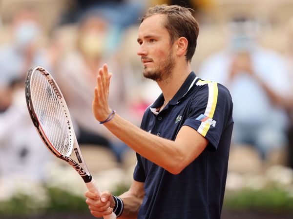 טייל לשמינית הגמר. מדבדב (GETTY)