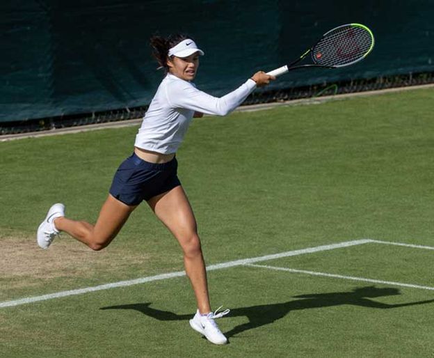 אמה רדוקאנו. תנסה להדהים את הקהל המקומי (GETTY)