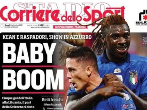 שער עיתון ה"קוריירה דלו ספורט"