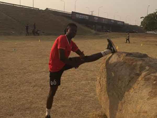 מתאמן לבד, בתקווה למצוא קבוצה (צילום פרטי)