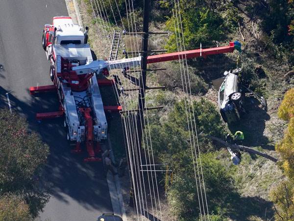 רכבו של וודס. קאמבק מרשים (Getty)