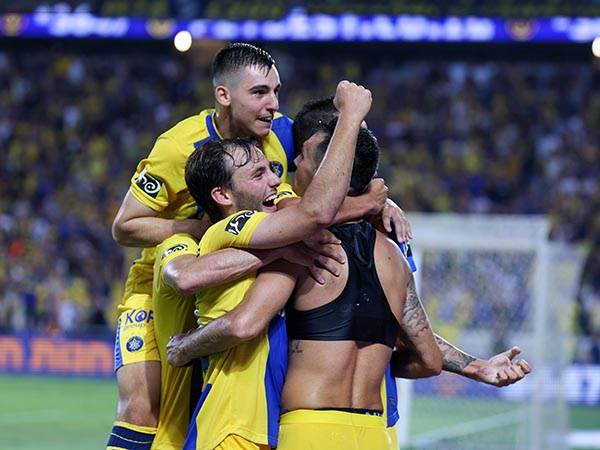 קבוצה היסטורית - או כישלון היסטורי. מכבי ת"א (צילום: דני מרון)