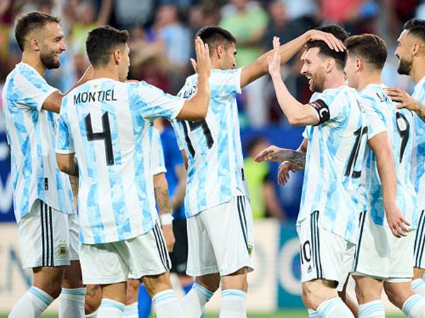 בדרך לזכייה במונדיאל? מסי וארגנטינה (Juan Manuel Serrano Arce/Getty)