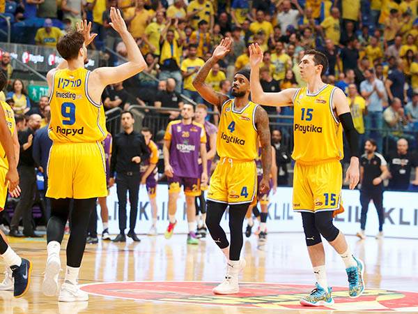 נראו טוב במשחק הראשון. שחקני מכבי (אלן שיבר)