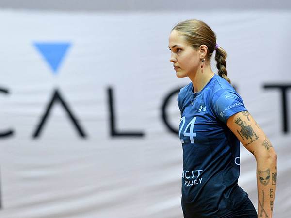 קירשנבאום. נכנסה לשגרה (צילום: איגוד הכדורעף)