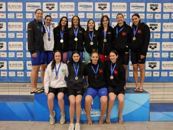 פודיום שליחות (צילום: גלעד קוולרצ`יק, איגוד השחייה)