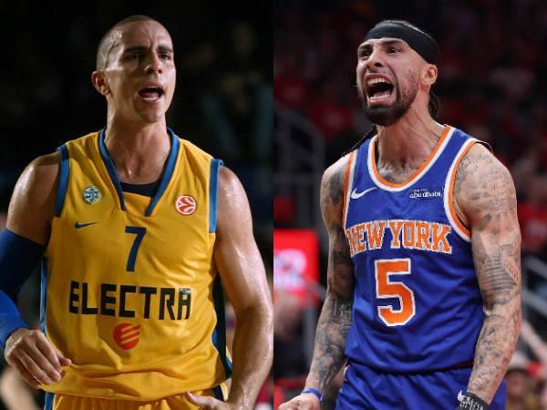 (Photo by Rodolfo Molina/Euroleague Basketball via Getty Images), (Photo by Kevin C. Cox/Getty Images)